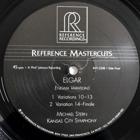 Michael Stern - Elgar: Enigma Variations/ Williams: The Wasps, Greensleeves (Analogue) (0030911250812) виниловая пластинка - фото 6