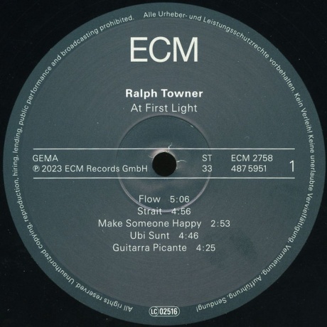 Ralph Towner - At First Light (0602448759511) виниловая пластинка - фото 3