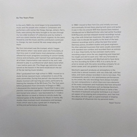 Ralph Towner - At First Light (0602448759511) виниловая пластинка - фото 6