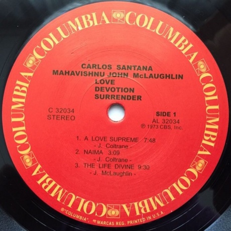Carlos Santana &amp; John McLaughlin - Love Devotion Surrender (Analogue) (4260019714831) виниловая пластинка - фото 2