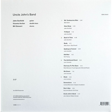 John Scofield - Uncle John's Band (0602455802996) виниловая пластинка - фото 2