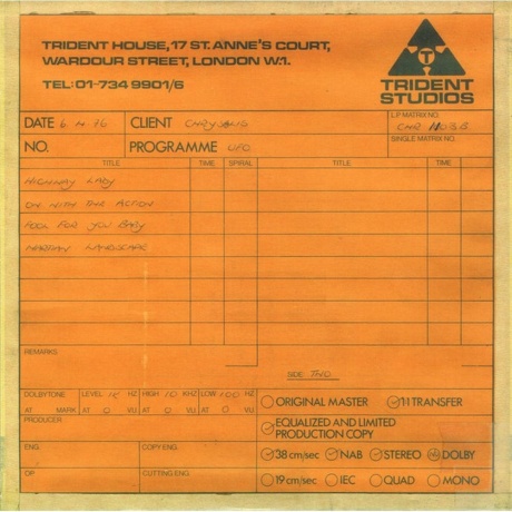 5060516099931, UFO, No Heavy Petting (coloured) виниловая пластинка - фото 12