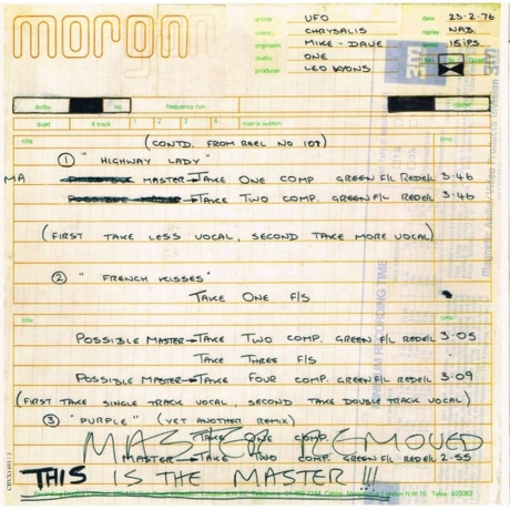 5060516099931, UFO, No Heavy Petting (coloured) виниловая пластинка - фото 15