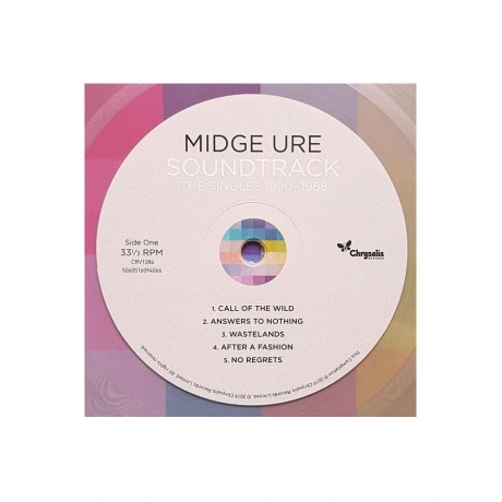 5060516094066, Виниловая пластинкаUre, Midge, Soundtrack: The Singles 1980-1988 (coloured) - фото 3