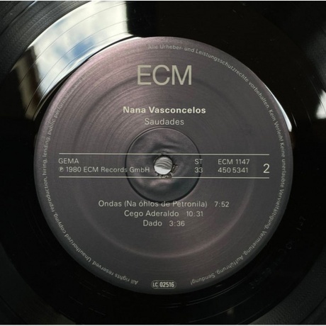 Nana Vasconcelos - Saudades (0602445053414) виниловая пластинка - фото 6