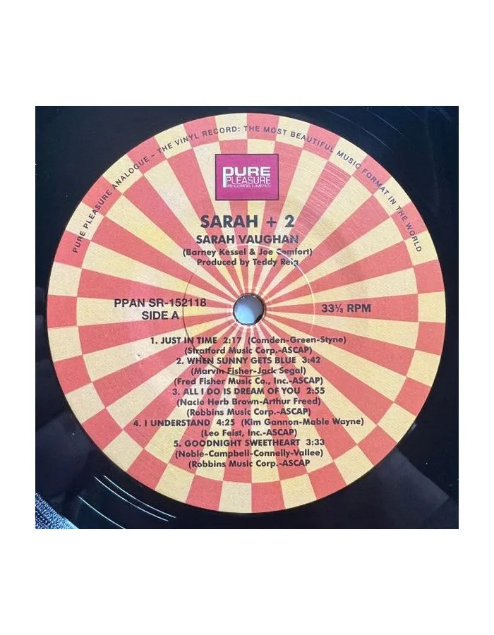 5060149622988, Виниловая пластинкаVaughan, Sarah, Sarah + 2 (Analogue) - фото 3