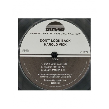 Harold Vick - Don't Look Back (Analogue) (5060149622711) виниловая пластинка - фото 3