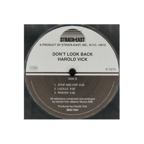 Harold Vick - Don't Look Back (Analogue) (5060149622711) виниловая пластинка - фото 4