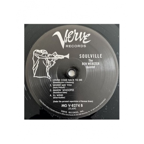 0602458538236, Виниловая пластинкаWebster, Ben, Soulville (Acoustic Sounds) - фото 6