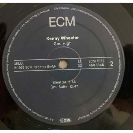 Kenny Wheeler - Gnu High (0602445053469) виниловая пластинка - фото 5
