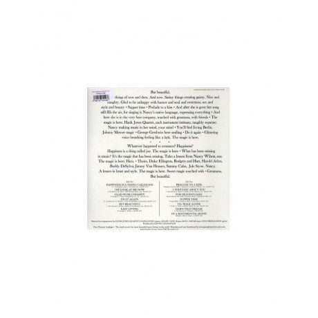 5060149621066, Виниловая пластинкаWilson, Nancy, But Beautiful (Analogue) - фото 2