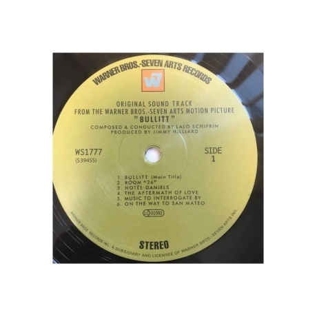 OST - Bullitt (Lalo Schifrin) (Analogue) (4260019715432) виниловая пластинка - фото 3