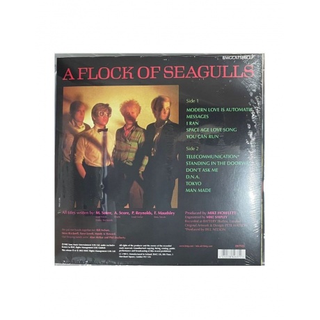 4050538826371, Виниловая пластинкаA Flock Of Seagulls, A Flock Of Seagulls (coloured) - фото 2