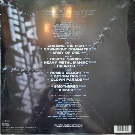 Annihilator - Metal II (4029759170129) виниловая пластинка - фото 2