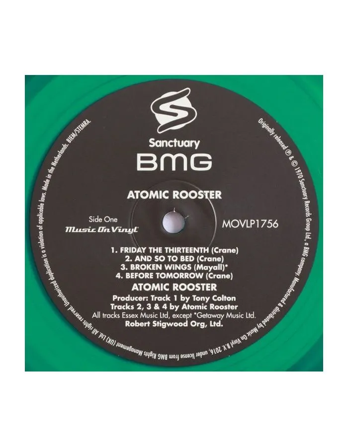 8719262029057, Виниловая пластинка Atomic Rooster, Atomic Rooster (coloured) - фото 5