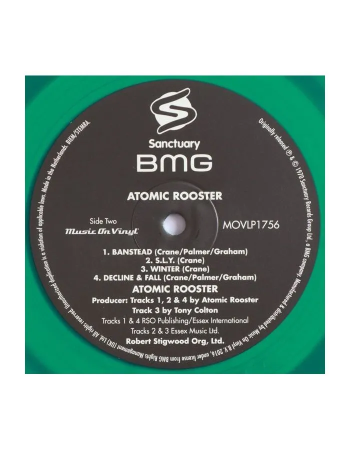8719262029057, Виниловая пластинка Atomic Rooster, Atomic Rooster (coloured) - фото 6