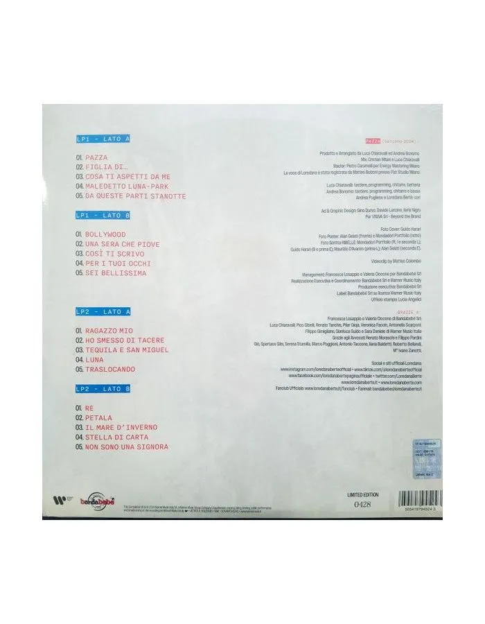 5054197945243, Виниловая пластинка Berte, Loredana, Ribelle (coloured) - фото 2