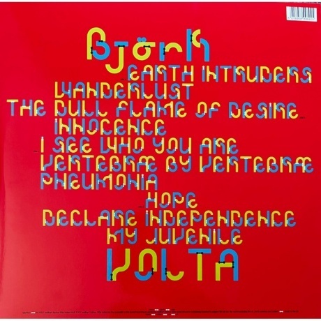 Bjork - Volta (5016958996925) виниловая пластинка - фото 2