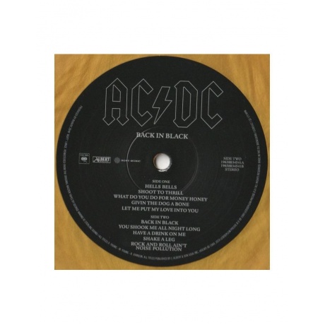 0196588345418, Виниловая пластинка AC/DC, Back In Black (coloured) - фото 5