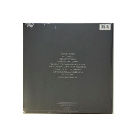 AC/DC - Back In Black (coloured) (0196588345418) виниловая пластинка - фото 3