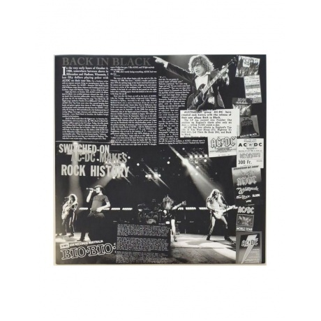 AC/DC - Back In Black (coloured) (0196588345418) виниловая пластинка - фото 8