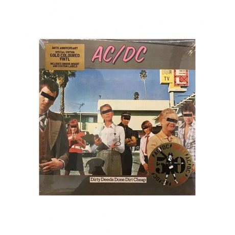 0196588345814, Виниловая пластинка AC/DC, Dirty Deeds Done Dirt Cheap (coloured) - фото 2