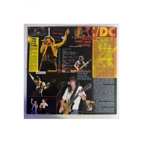 0196588346217, Виниловая пластинка AC/DC, Who Made Who (coloured) - фото 7