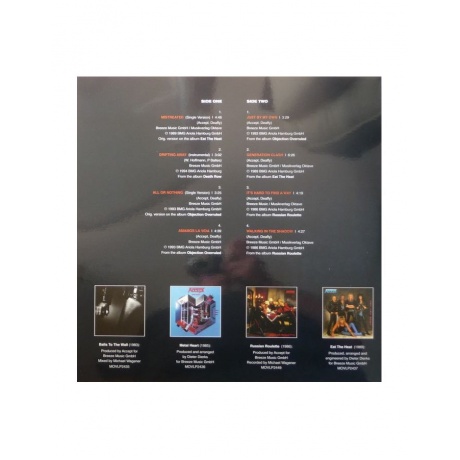 8719262010383, Виниловая пластинка Accept, Hot &amp; Slow: Classics, Rock 'n' Ballads (coloured) - фото 3