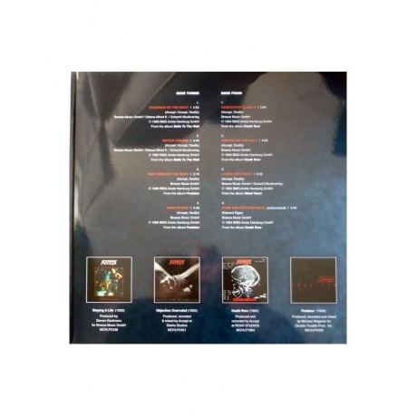 8719262010383, Виниловая пластинка Accept, Hot &amp; Slow: Classics, Rock 'n' Ballads (coloured) - фото 4