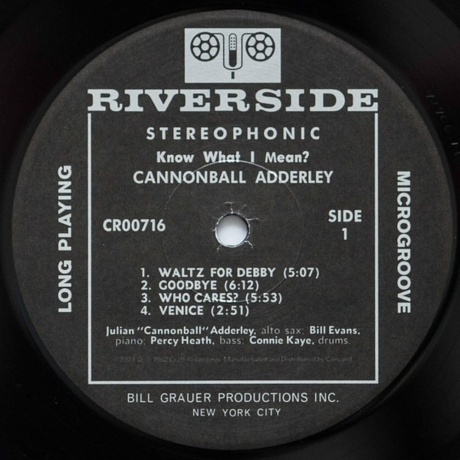 Cannonball Adderley; Bill Evans - Know What I Mean? (Analogue, Original Jazz Classics) (0888072555433) виниловая пластинка - фото 5
