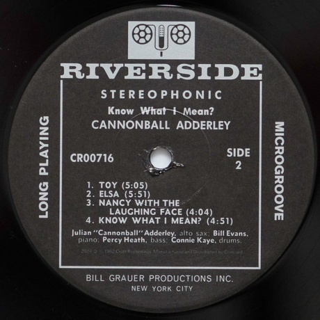Cannonball Adderley; Bill Evans - Know What I Mean? (Analogue, Original Jazz Classics) (0888072555433) виниловая пластинка - фото 6