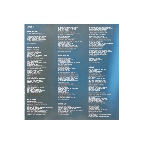 Alphaville, Eternally Yours (0885470027166) виниловая пластинка - фото 12