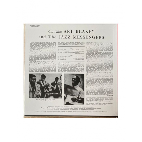 0888072556270, Виниловая пластинка Blakey, Art, Caravan (Original Jazz Classics) - фото 4