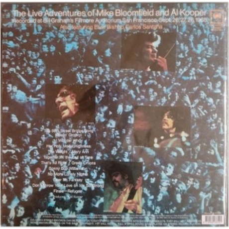 Mike Bloomfield; Al Kooper - The Live Adventures Of (coloured) (8719262033191) виниловая пластинка - фото 2