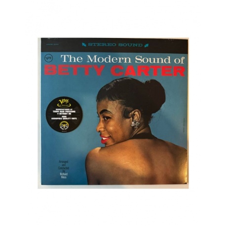 Виниловая пластинка Carter, Betty, The Modern Sound Of (Verve By Request) (0602458491913) - фото 1
