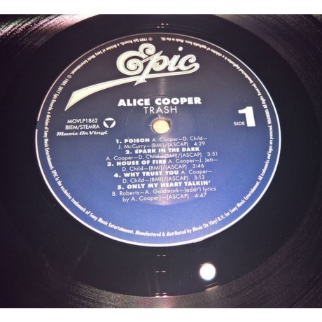 Cooper, Alice, Trash (8719262003637) виниловая пластинка - фото 3