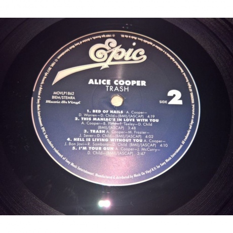Cooper, Alice, Trash (8719262003637) виниловая пластинка - фото 4