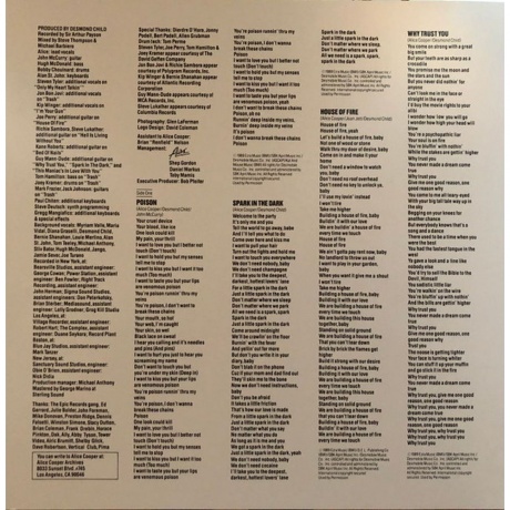 Cooper, Alice, Trash (8719262003637) виниловая пластинка - фото 5