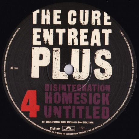 The Cure - Entreat Plus (0602547875822) виниловая пластинка - фото 8