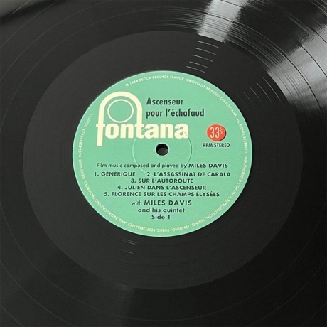 Miles Davis - Ascenseur Pour L'Echafaud (OST) (0602458309423) виниловая пластинка - фото 5
