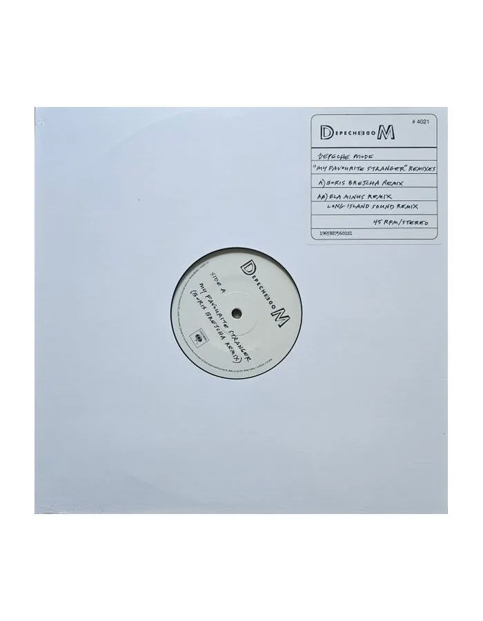 Виниловая пластинка Depeche Mode, My Favourite Stranger (Remixes) (V12) (0196588756016) - фото 1