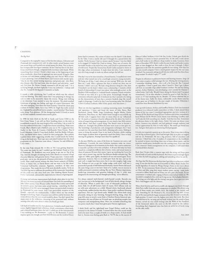 Виниловая пластинка Divine Comedy, The, Casanova (5024545890518) - фото 6