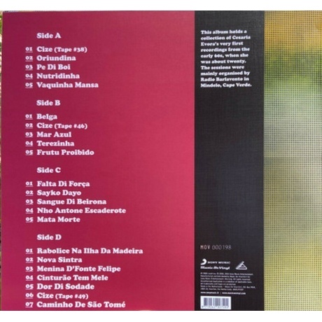 Evora, Cesaria, Radio Mindelo (coloured) (8719262027404) виниловая пластинка - фото 3