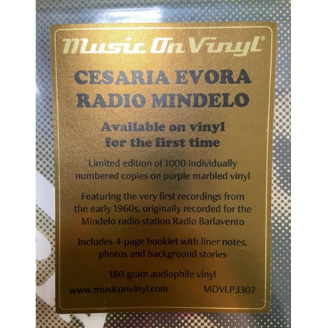 Виниловая пластинка Evora, Cesaria, Radio Mindelo (coloured) (8719262027404) - фото 4