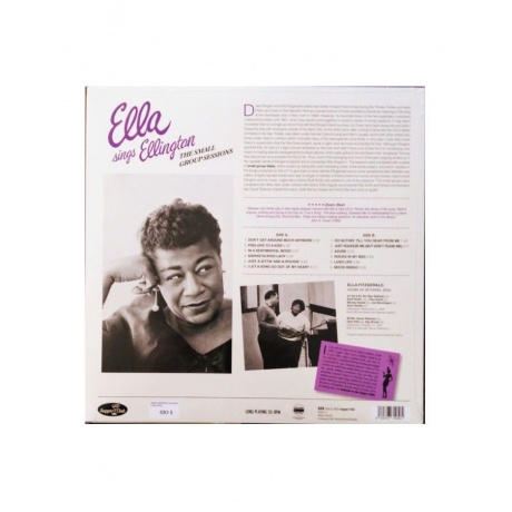 Виниловая пластинка Fitzgerald, Ella, Ella Sings Ellington (8435723700562) - фото 2