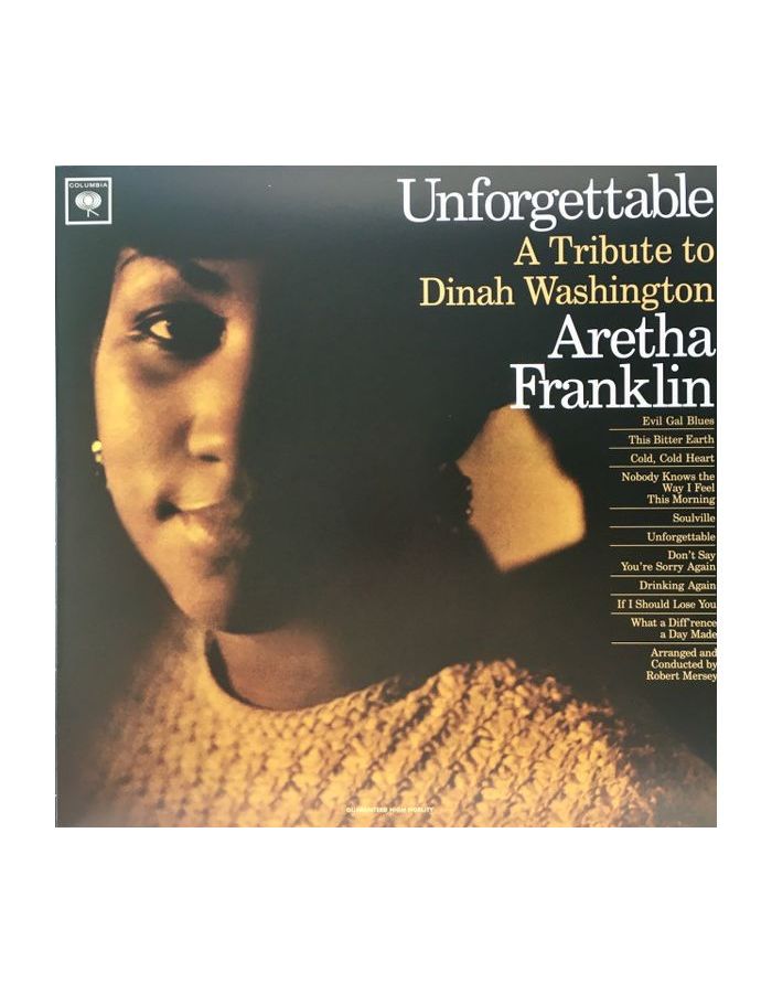 Виниловая пластинка Franklin, Aretha, Unforgettable (8719262024731) виниловая пластинка cole nat king unforgettable