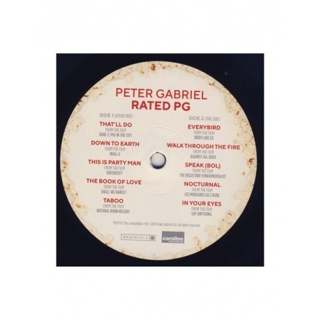 Gabriel, Peter, Rated PG (0884108008195) виниловая пластинка - фото 4