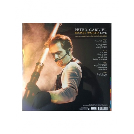 Виниловая пластинка Gabriel, Peter, Secret World Live (Half Speed) (0884108006184) - фото 3