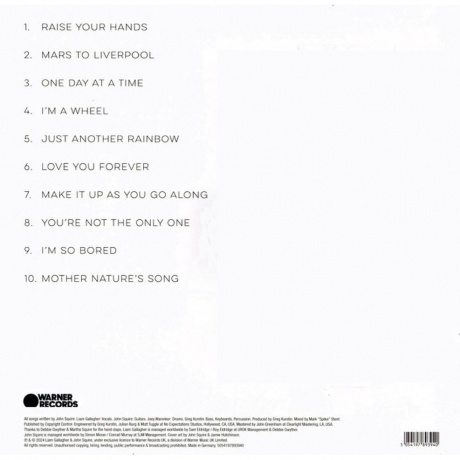 Liam Gallagher &amp; John Squire - Liam Gallagher &amp; John Squire (5054197893940) виниловая пластинка - фото 3
