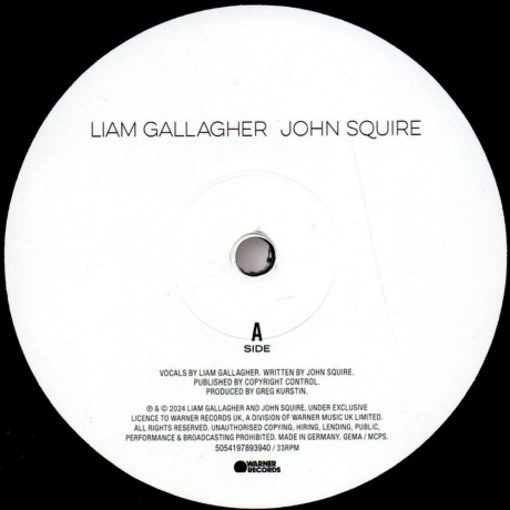 Liam Gallagher &amp; John Squire - Liam Gallagher &amp; John Squire (5054197893940) виниловая пластинка - фото 4